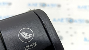 Накладка Isofix заднего ряда BMW X5 G05 19-25 черная, царапины