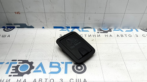 Заглушка крепления детского кресла в задней полке Audi A3 22-26 черная, в полке