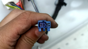 Ansamblu ușă față stânga Audi A3 22-26 alb LY9C pentru închidere fără cheie, ornament cromat, lovituri, zgârieturi pe ornament