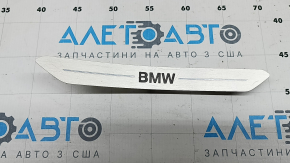 Вставка накладки порога задняя правая BMW X5 G05 19-23 хром BMW, с подсветкой, царапины