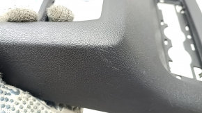 Накладка центральной консоли задняя BMW X5 G05 19-25 черная, царапины