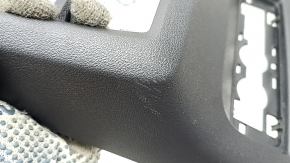 Накладка центральной консоли задняя BMW X5 G05 19-25 черная, царапины