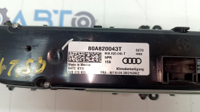 Control climatizare Audi Q5 80A 19-25 sub scaunele încălzite, zgârieturi