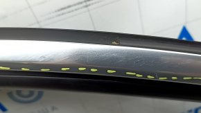 Ansamblu ușă față dreapta Audi A3 22-26 alb LY9C, fără cheie, ornament cromat, zgârieturi pe crom, zgârieturi pe ornament