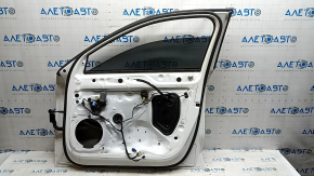Ansamblu ușă față dreapta Audi A3 22-26 alb LY9C, fără cheie, ornament cromat, zgârieturi pe crom, zgârieturi pe ornament
