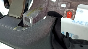 Торпедо передняя панель с AIRBAG BMW X5 G05 19-23 под проекцию, кожа Vernasca черная schwarz/schwarz, с бардачком, тычки
