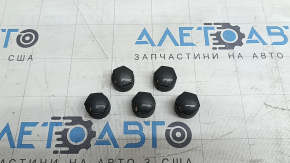 Заглушка колпачок колесного болта 5шт Audi A3 22-26 серая