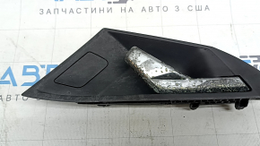 Mâner interior ușă spate stânga pentru Audi A3 22-26, negru, crom exfoliat, zgârieturi