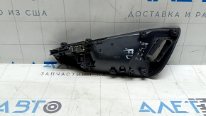 Mâner interior ușă stânga față pentru Audi A3 22-26, negru, crom exfoliat, zgârieturi