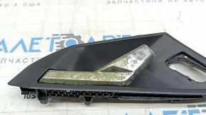 Mâner interior ușă stânga față pentru Audi A3 22-26, negru, crom exfoliat, zgârieturi