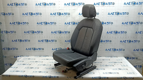 Scaun șofer pentru Audi A3 22-26 cu airbag, electric, încălzit, piele neagră combinată, Alcantara, curățabil chimic