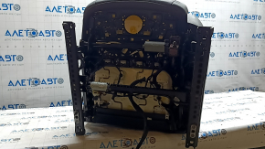 Scaun șofer pentru Audi A3 22-26 cu airbag, electric, încălzit, piele neagră combinată, Alcantara, curățabil chimic