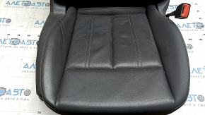 Scaun pasager Audi A3 22-26 cu airbag, electric, încălzit, piele neagră combinată, Alcantara, curățabil chimic