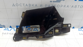 Накладка передней панели левая Audi A3 22-26 верхняя, черный глянец, царапины, трещины в креплениях под кнопки