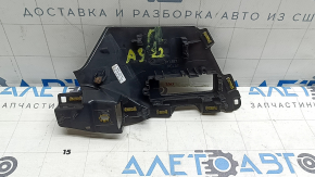 Накладка передней панели левая Audi A3 22-26 верхняя, черный глянец, царапины, трещины в креплениях под кнопки