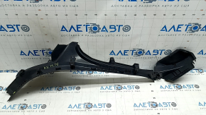 Накладка задней стойки правая нижняя Audi A3 22-26 черная, царапины