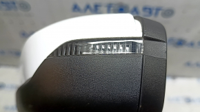 Ansamblu oglindă laterală stânga Audi A3 22-26 alb LY9C, încălzit, cu semnalizator, zgârieturi