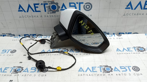 Ansamblu oglindă laterală dreapta Audi A3 22-26 alb LY9C, încălzit, cu semnalizator, zgârieturi