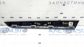 Ornament panou ușă spate dreapta pentru Honda Accord 18-22, model cu aspect de lemn, cu crom, zgârieturi