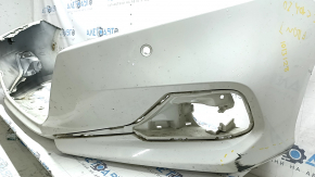 Бампер передний голый Honda Accord 21-22 под парктроники, белый, царапины, сколы