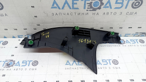Накладка порога задняя правая Honda Accord 18-22 черная, потерта, царапины