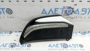 Capac tobă stânga pentru Honda Accord 18-22 hibrid, cu crom, inserție albă, zgârieturi, crom crăpat, uzat