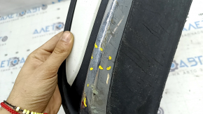 Capac tobă stânga pentru Honda Accord 18-22 hibrid, cu crom, inserție albă, zgârieturi, crom crăpat, uzat