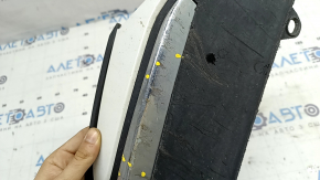 Capac tobă stânga pentru Honda Accord 18-22 hibrid, cu crom, inserție albă, zgârieturi, crom crăpat, uzat