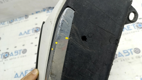 Capac tobă stânga pentru Honda Accord 18-22 hibrid, cu crom, inserție albă, zgârieturi, crom crăpat, uzat