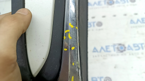 Capac tobă stânga pentru Honda Accord 18-22 hibrid, cu crom, inserție albă, zgârieturi, crom crăpat, uzat