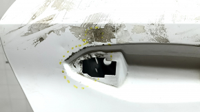 Ușă spate dreapta neagră Audi A3 22-26 alb LY9C, lovitură, ciobire
