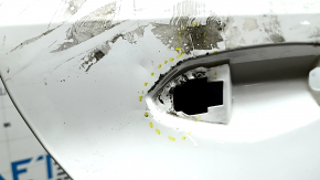 Ușă spate dreapta neagră Audi A3 22-26 alb LY9C, lovitură, ciobire