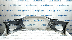 Бампер передний голый Audi A3 22-24 белый LY9C, без парктроников, царапины