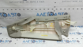 Боковушка заднего сиденья правая Honda Accord 19-22 кожа светло-серая, под раздельную спинку, под химчистку
