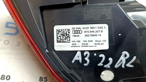 Фонарь внешний крыло левый Audi A3 22-24 царапины, потертости