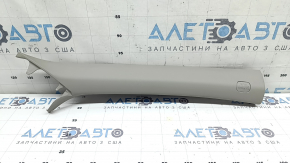 Накладка передней стойки верхняя правая Honda Accord 18-22 Hybrid, серая Platinum Gray
