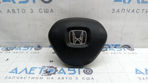 Подушка безопасности airbag в руль водительская Honda Accord 18-22 черная, царапины
