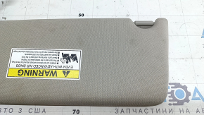 Козырек правый Honda Accord 18-22 серый PLATINUM GRAY, без крючка, под химчистку