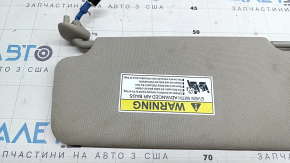 Козырек правый Honda Accord 18-22 серый PLATINUM GRAY, без крючка, под химчистку