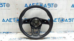 Volan gol Audi A3 22-26, piele neagră, zgârieturi, crom exfoliat