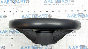 Volan gol Audi A3 22-26, piele neagră, zgârieturi, crom exfoliat