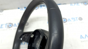 Volan gol Audi A3 22-26, piele neagră, zgârieturi, crom exfoliat