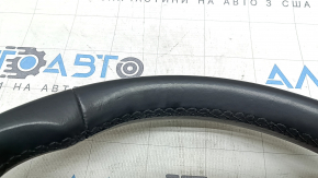 Volan gol Audi A3 22-26, piele neagră, zgârieturi, crom exfoliat