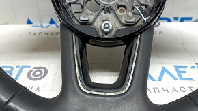 Volan gol Audi A3 22-26, piele neagră, zgârieturi, crom exfoliat