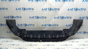 Губа переднего бампера Audi A3 22-24 потертости, надломлено, трещина