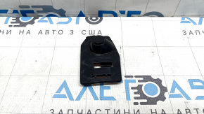 Заглушка решетки переднего бампера левая Audi A3 22-26 черная