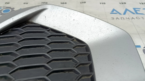 Решетка переднего бампера левая Audi A3 22-24 серая с черным, царапины