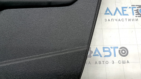 Ornament ușă, placă dreapta față, Audi A3 22-26, piele neagră, structură, cotieră, piele neagră, fără mulaje, uzată