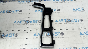 Ornamente consolă centrală Volvo XC60 18-25, negru lucios cu crom, zgârieturi