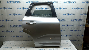 Ansamblu ușă spate dreapta Volvo XC60 18-26 Keyless, fumuriu, argintiu 711, garnitură cromată, zgârieturi pe garnituri, zgârieturi pe garnitură, ciobiri